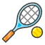 Tennis Element from Kawaii Emoji Set