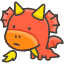 Dragon A Emoji from Kawaii Emoji Set