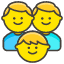 Family Man Man Boy Element from Kawaii Emoji Set
