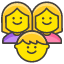 Family Woman Woman Boy Element from Kawaii Emoji Set