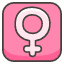 Female Sign B Element from Kawaii Emoji Set