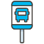 Bus Stop C Emoji from Kawaii Emoji Set