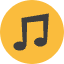 Music Note Icon from Kameleon Colors Set