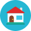 House Chimney Icon from Kameleon Colors Set