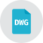 Dwg File Icon from Kameleon Colors Set