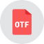 Otf File Icon from Kameleon Colors Set