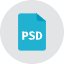 Psd File Icon from Kameleon Colors Set