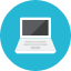 Laptop Icon from Kameleon Colors Set