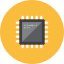 Microchip Icon from Kameleon Colors Set