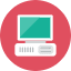 Old Computer Icon from Kameleon Colors Set