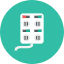 Plug Socket Icon from Kameleon Colors Set