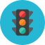 Traffic Light Icon from Kameleon Colors Set