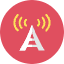 Antenna Icon from Kameleon Colors Set