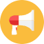 Bullhorn Icon from Kameleon Colors Set
