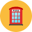 Phone Booth Icon from Kameleon Colors Set