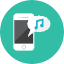 Smartphone Music Icon from Kameleon Colors Set
