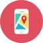 Application Map Icon from Kameleon Colors Set