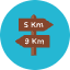 Direction Sign Icon from Kameleon Colors Set