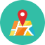 Map Pin Icon from Kameleon Colors Set