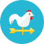 Wind Vane Icon from Kameleon Colors Set