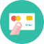 Credit Card Hand 2 Icon from Kameleon Colors Set