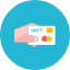 Credit Card Hand Icon from Kameleon Colors Set