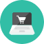 Online Shopping Icon from Kameleon Colors Set