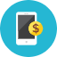 Smartphone Pay Icon from Kameleon Colors Set