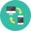 Data Transfer Icon from Kameleon Colors Set