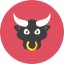 Bull Icon from Kameleon Colors Set