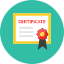Certificate 2 Icon from Kameleon Colors Set