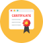 Certificate Icon from Kameleon Colors Set