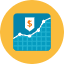Money Graph Icon from Kameleon Colors Set