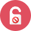 Door Sign Icon from Kameleon Colors Set