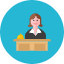 Receptionist Icon from Kameleon Colors Set