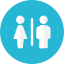 Toilets Icon from Kameleon Colors Set