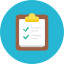 List Board Icon from Kameleon Colors Set