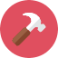 Hammer Icon from Kameleon Colors Set