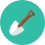 Shovel Tool Icon from Kameleon Colors Set