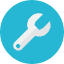 Wrench Icon from Kameleon Colors Set