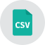 Csv File Icon from Kameleon Colors Set