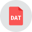 Dat File Icon from Kameleon Colors Set