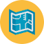Construction Blueprint Icon from Kameleon Colors Set