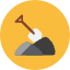Shovel Icon from Kameleon Colors Set