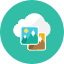 Images Cloud Icon from Kameleon Colors Set