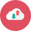 Transfer Cloud Icon from Kameleon Colors Set