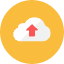 Upload Cloud Icon from Kameleon Colors Set