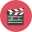 Movie Slate Icon from Kameleon Colors Set