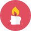 Candle Icon from Kameleon Colors Set