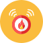 Fire Alarm Icon from Kameleon Colors Set